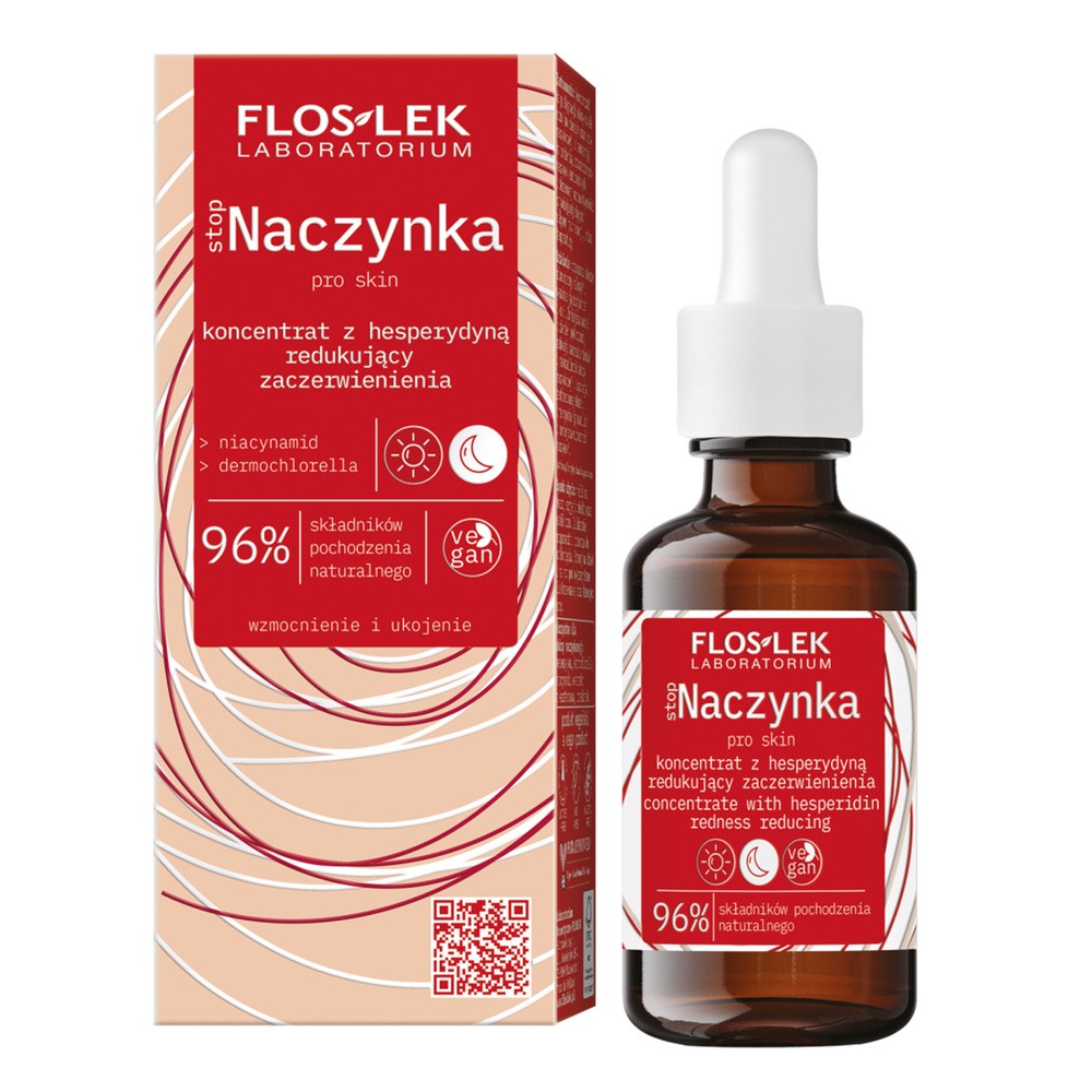 FLOS-LEK stopNaczynka Koncentrat z hesperydyną redukujący zaczerwienienia, 30 ml - >>> DARMOWA od 99zł<<< 24h !!!