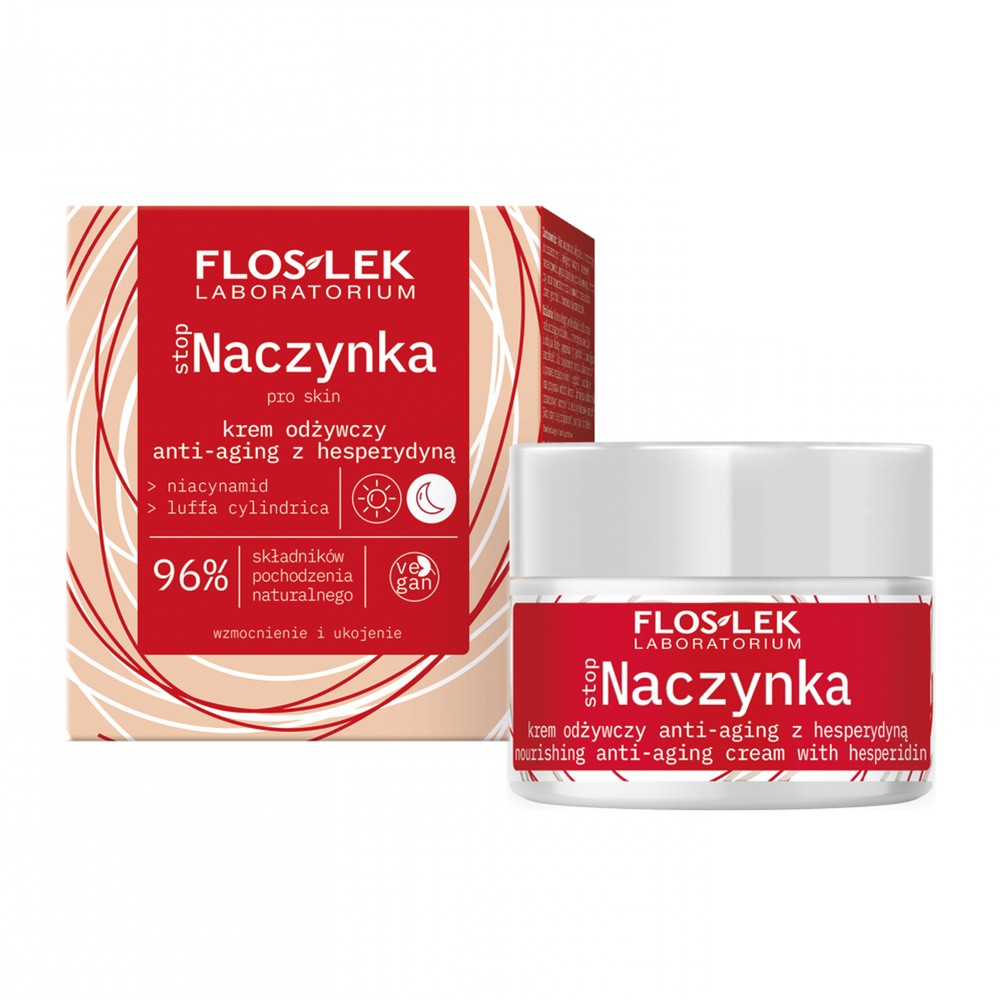 FLOS-LEK stopNaczynka Krem odżywczy anti-aging z hesperydyną, 50 ml
