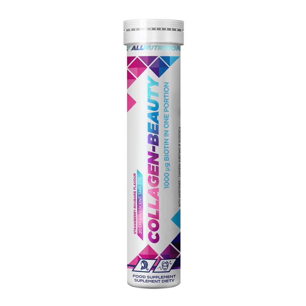 ALLNUTRITION Kolagen Beuty 20 tabletek truskawka
