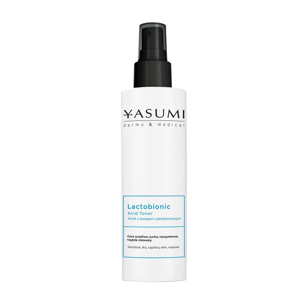 Yasumi Dermo&Medical Lactobionic Acid oczyszczający tonik do skóry wrażliwej ze skłonnością do przebarwień 200 ml