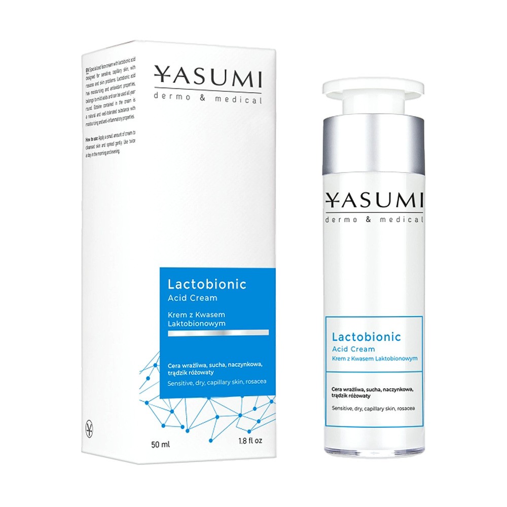 Yasumi Lactobionic Acid Cream Krem z kwasem laktobionowym 50 ml
