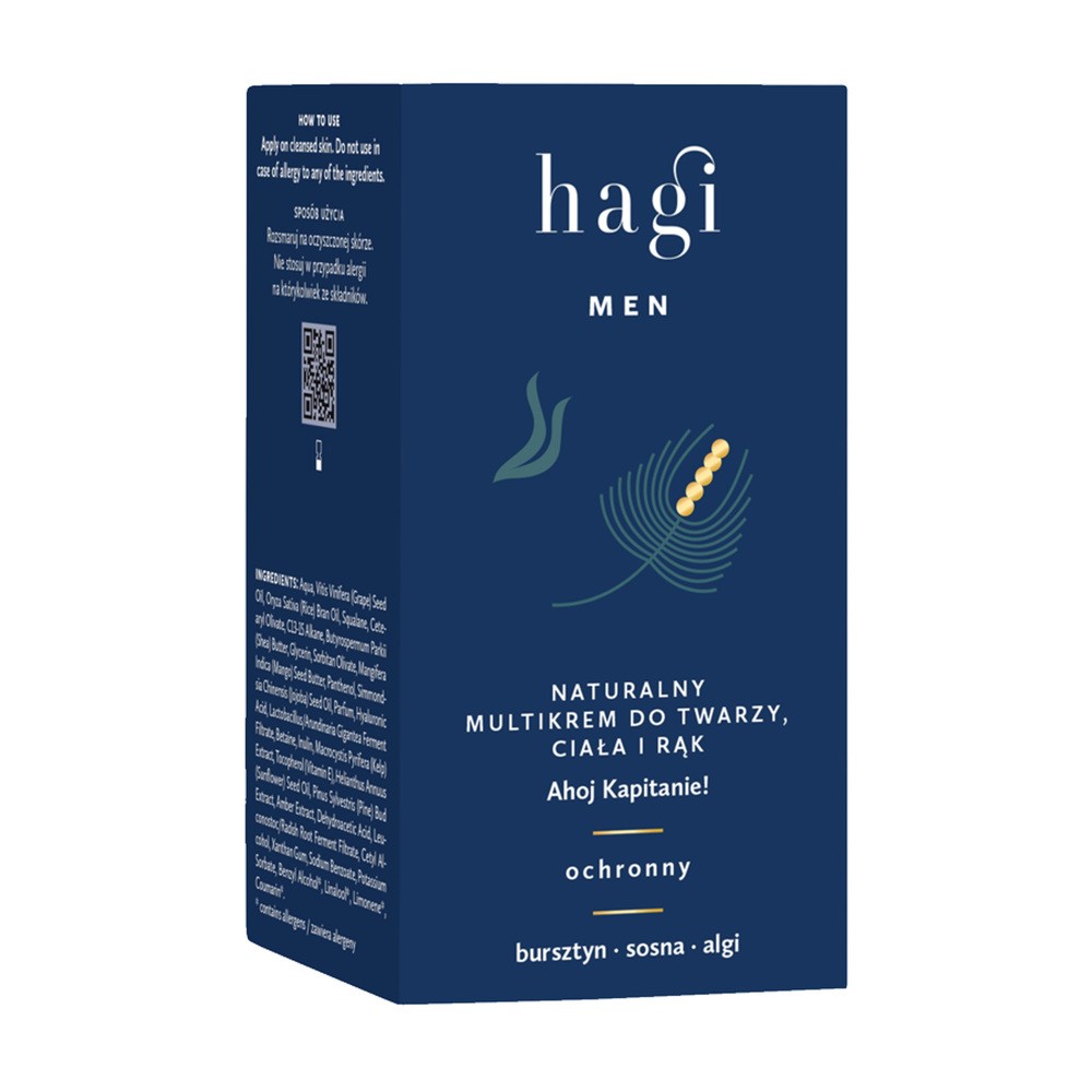 Hagi Naturalny multikrem dla mężczyzn do ciała, twarzy, rąk 50 ml