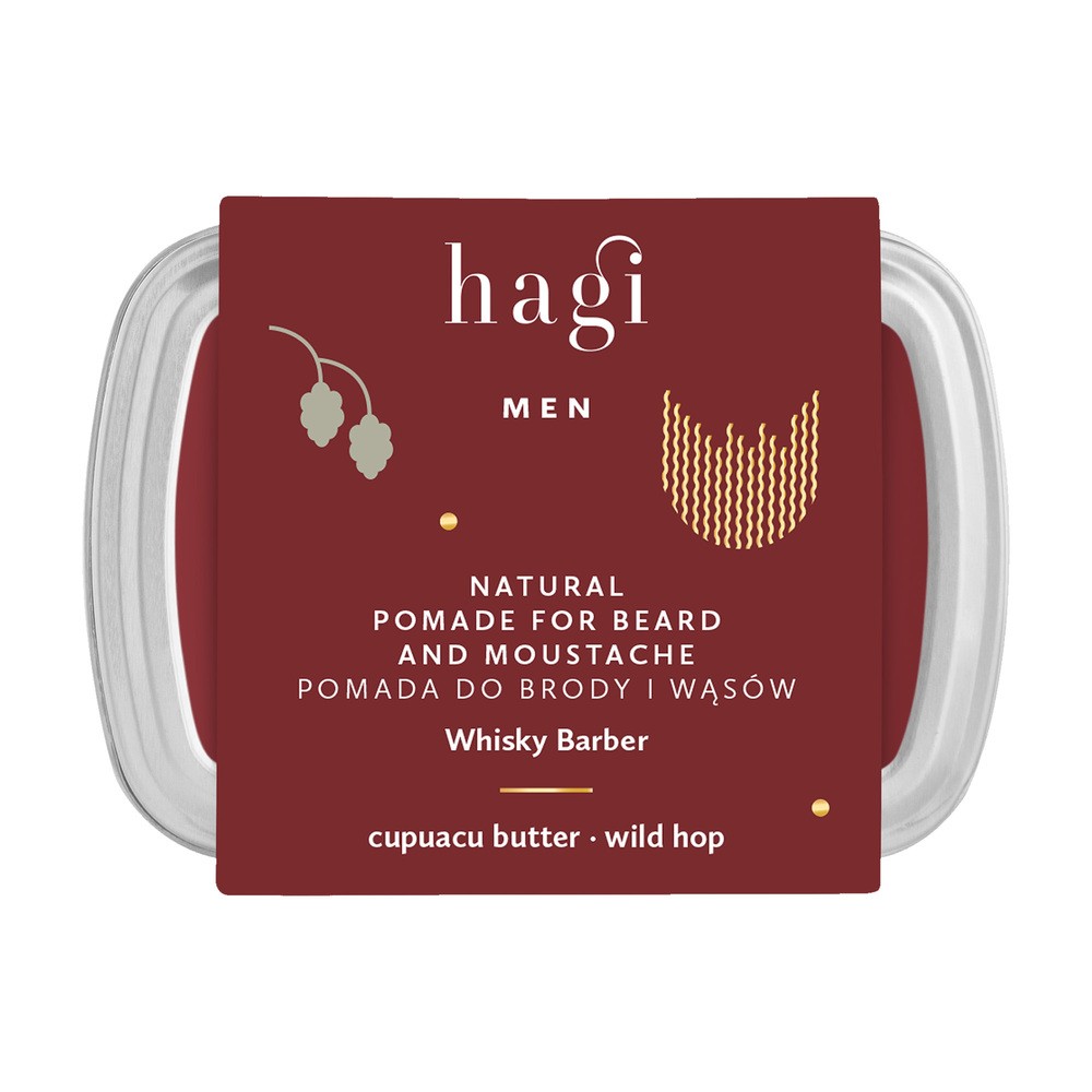 Opinie o Hagi Naturalna pomada do brody i wąsów Whisky Barber