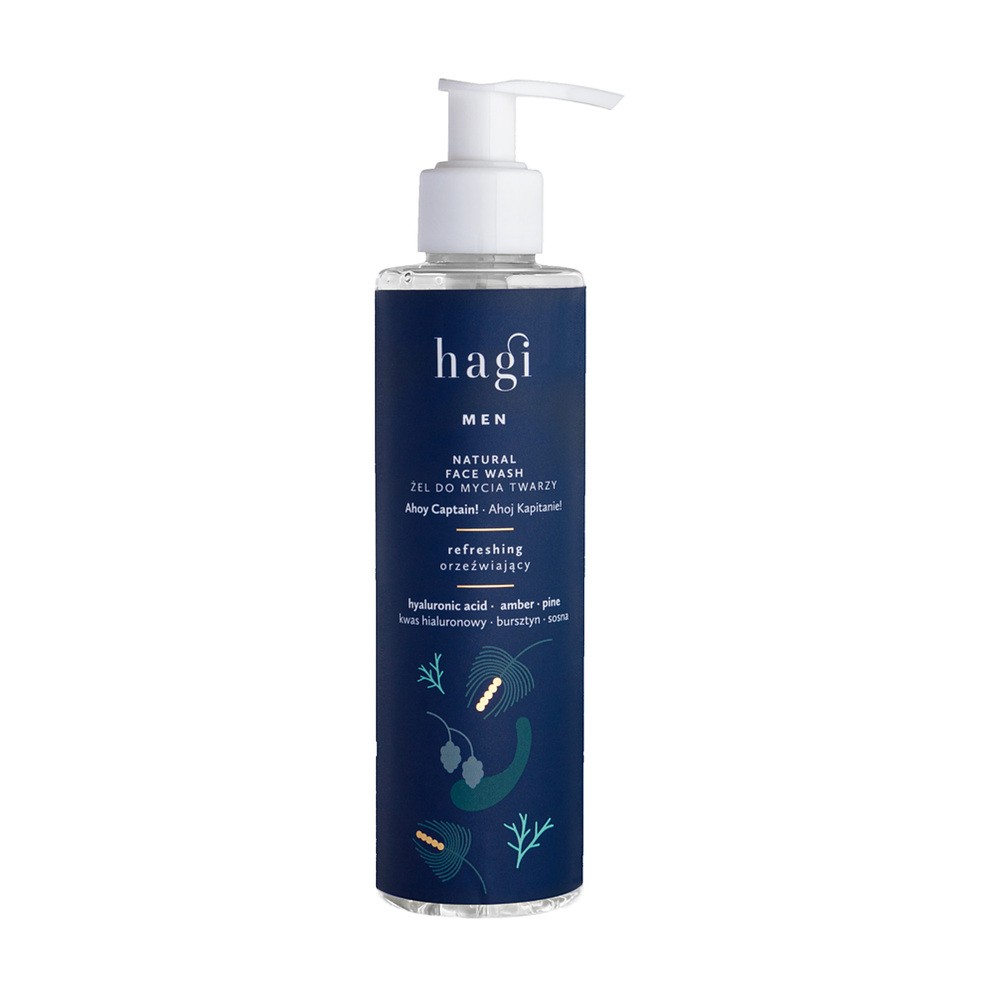 Hagi Odświeżający żel do mycia twarzy - Ahoj Kapitanie 200 ml