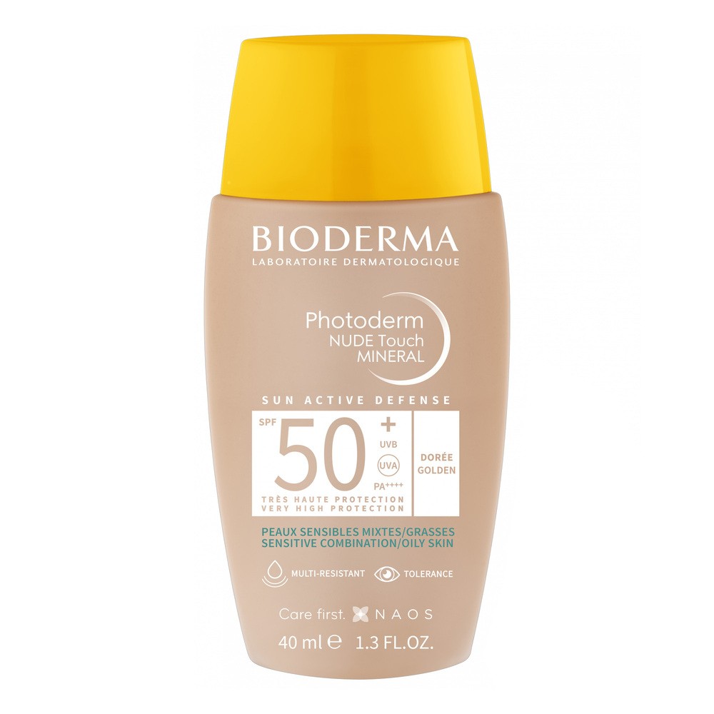 Bioderma Photoderm Nude Touch Mineral SPF50+ odcień ciemny 40ml