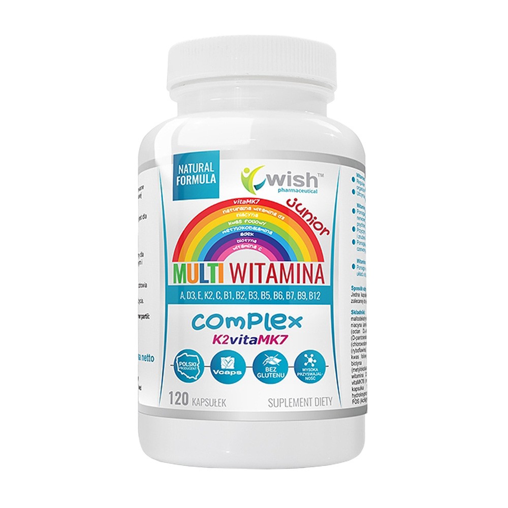 Wish MULTIWITAMINA COMPLEX JUNIOR - 120kaps WSH/MUVITCJ/120/KAP/