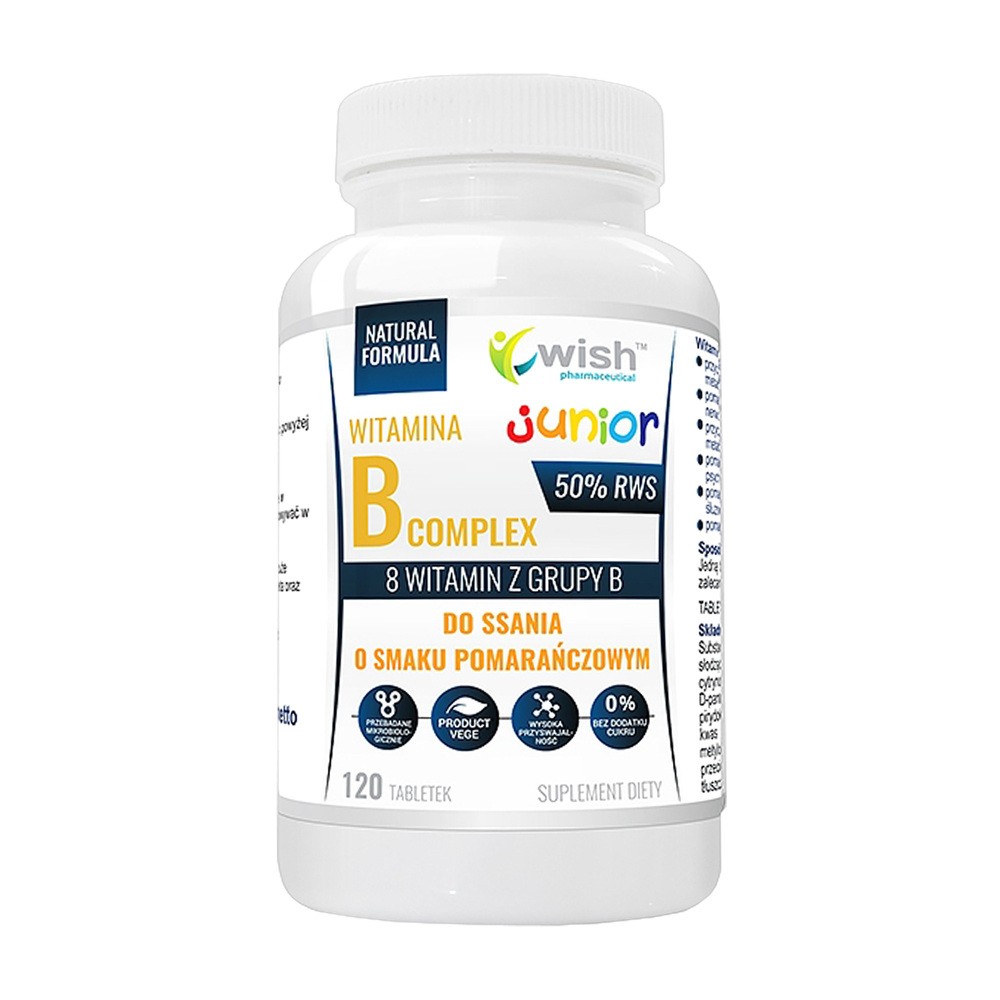 Wish Witamina B Complex Junior Do Ssania 120tabs