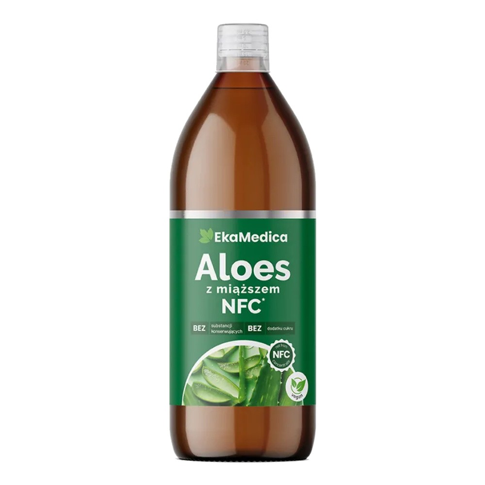 EkaMedica Aloes z miąższem Płyn 1000 ml