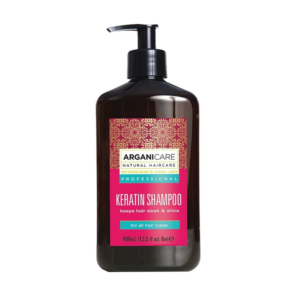 Keratin Shampoo Naturalny szampon do włosów z keratyną - 400 ml