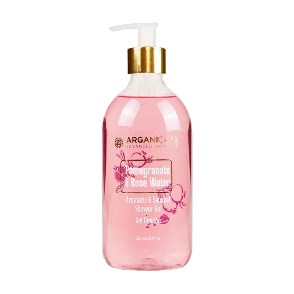Arganicare Shower Żel pod prysznic z granatem i wodą różaną 500 ml