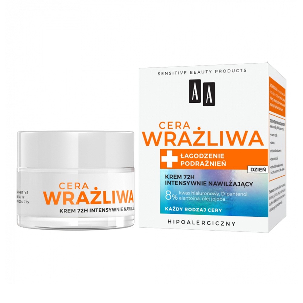 Oceanic Cera Wrażliwa krem intensywnie nawilżający 72H na dzień 50ml 108984-uniw
