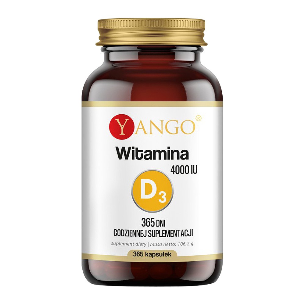 Yango Witamina D3 4000 IU 365 kapsułek (5904194063368)