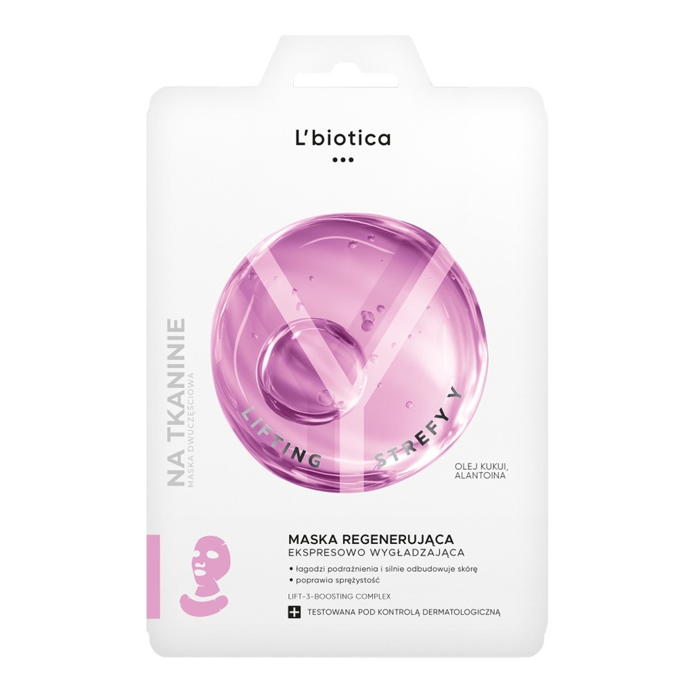 L'biotica Lifting Strefy Y Regenerująca maska do twarzy 1szt