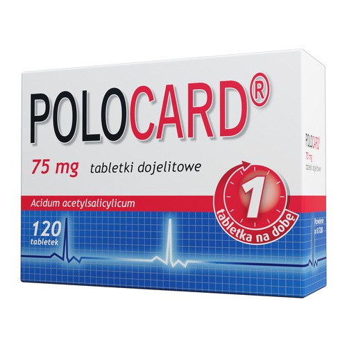 Polocard 75mg, 120 tabletek
