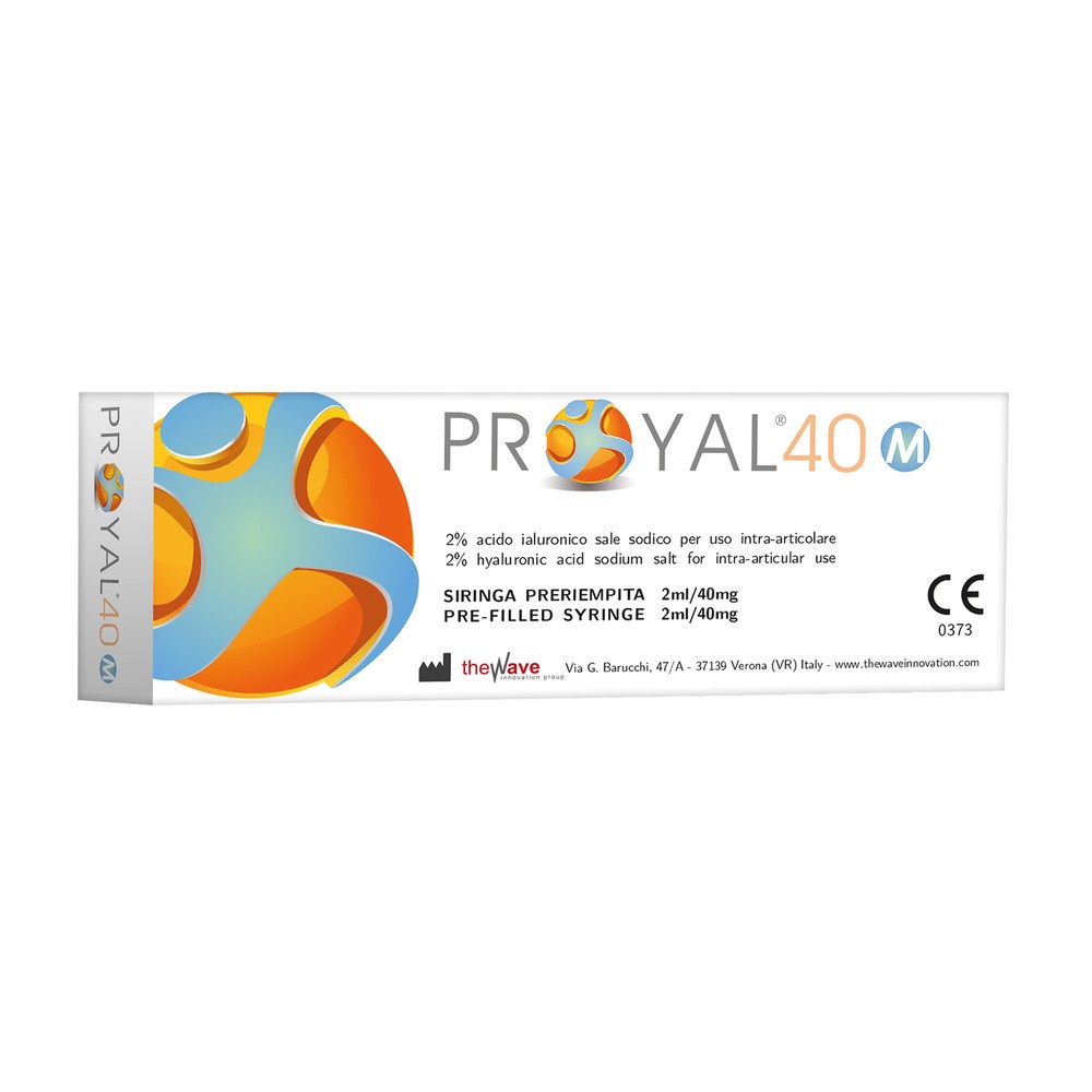 SASPHARMA PROYAL 40 M, 2% żel dostawowy, 1 ampułko-strzykawka (40mg/2ml)