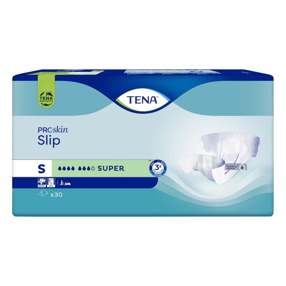 Pieluchomajtki TENA Slip ProSkin Super S x 30 szt