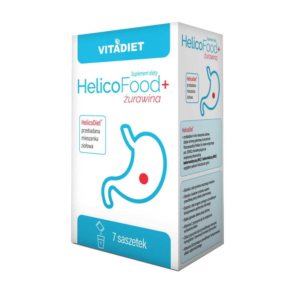 Vitadiet Helicofood 7 Sasz. Jelita, Wrzody Żołądka (5900425006760)