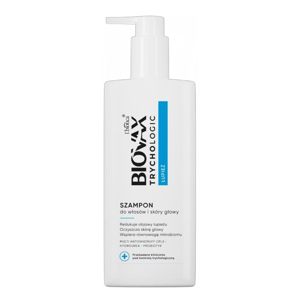 Biovax Trychologic Szampon do włosów i skóry głowy zwalczający łupież 200 ml