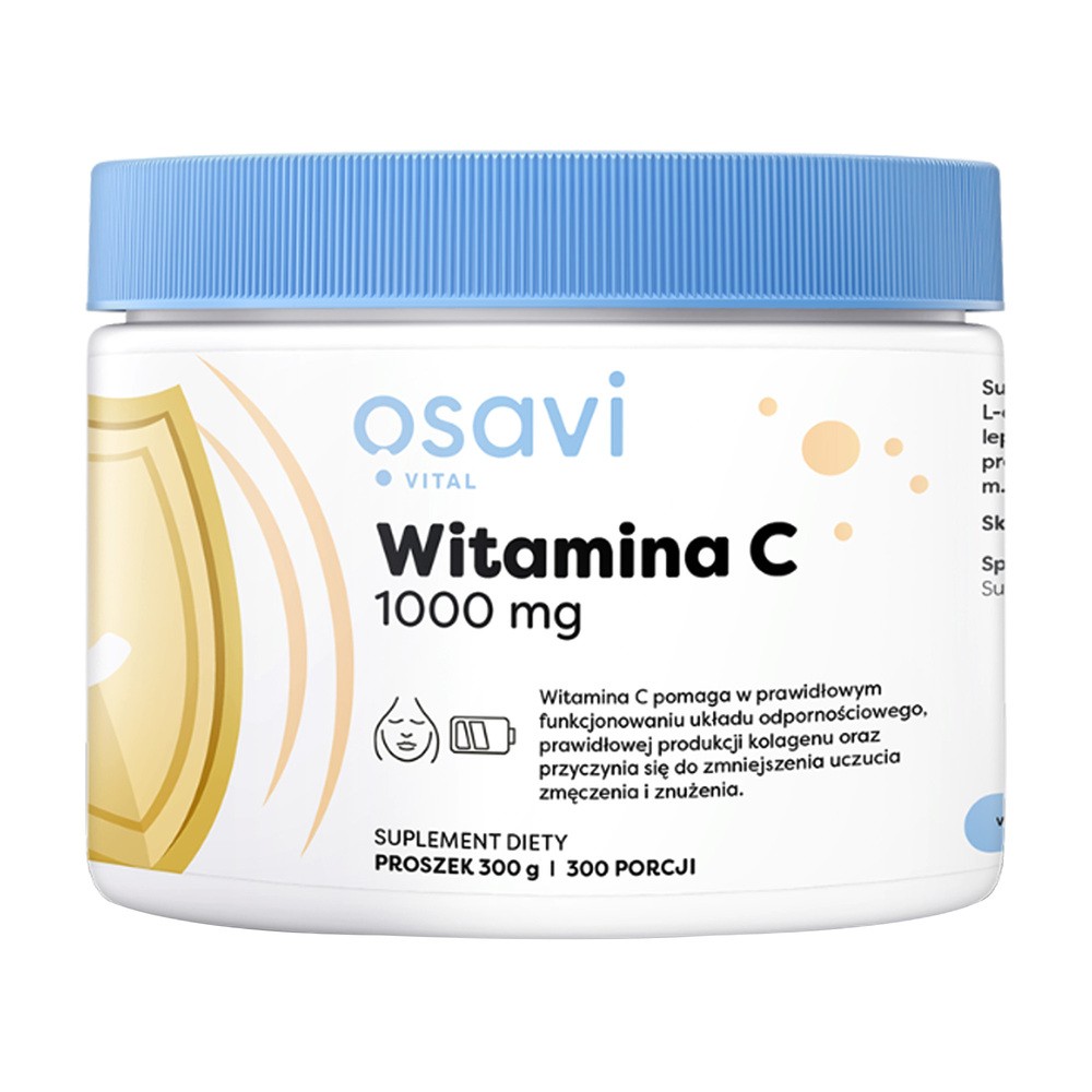 Osavi - Witamina C, 1000mg, Proszek, 300g