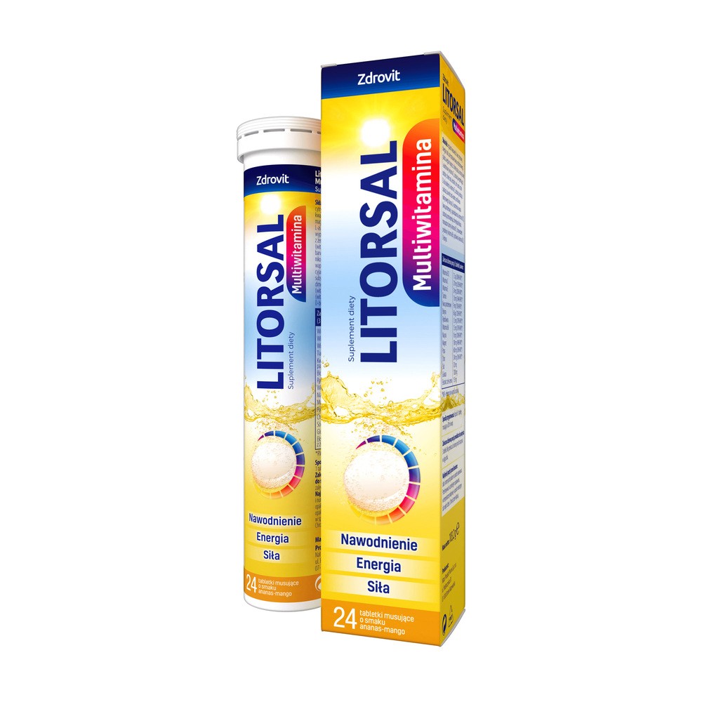 Zdrovit Litorsal Multiwitamina x 24 tabletki musujące