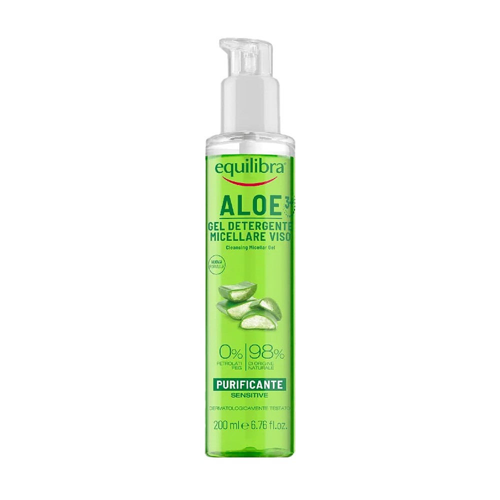 EQUILIBRA Aloesowy oczyszczający żel micelarny ALOE 3+, 200ml - >>> DARMOWA od 99zł<<<