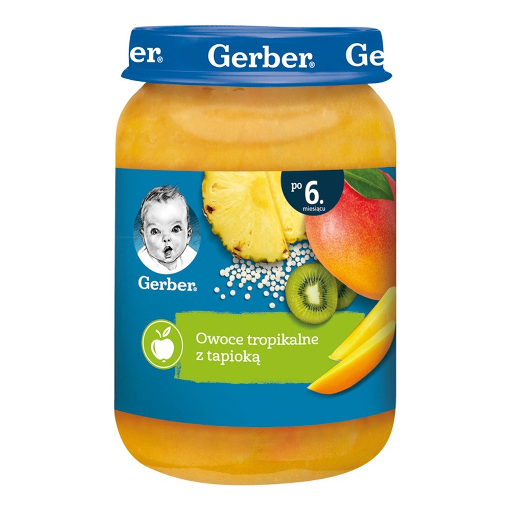 Nestlé Gerber owoce tropikalne z tapioką po 6 miesiącu 190 g 1148533