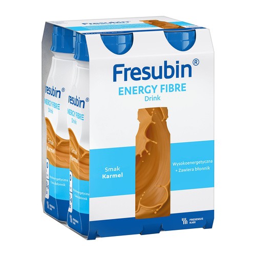 Fresubin Energy Fibre Drink o smaku karmelowym 4 x 200 ml (nowa formuła)