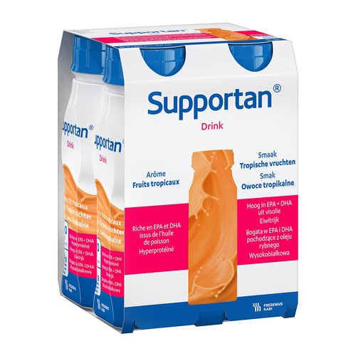 Supportan Drink owoce tropikalne (nowe opakowanie), 4x200ml