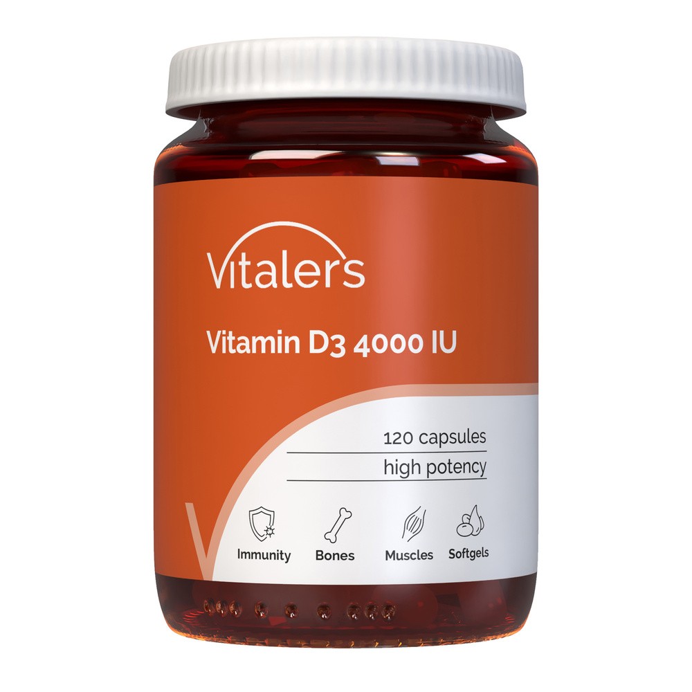 Vitaler's, Witamina D3 4000 IU - 120 kapsułek