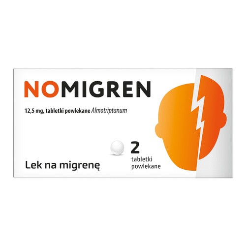 NOMIGREN, 2 tabletki - lek na migrenę