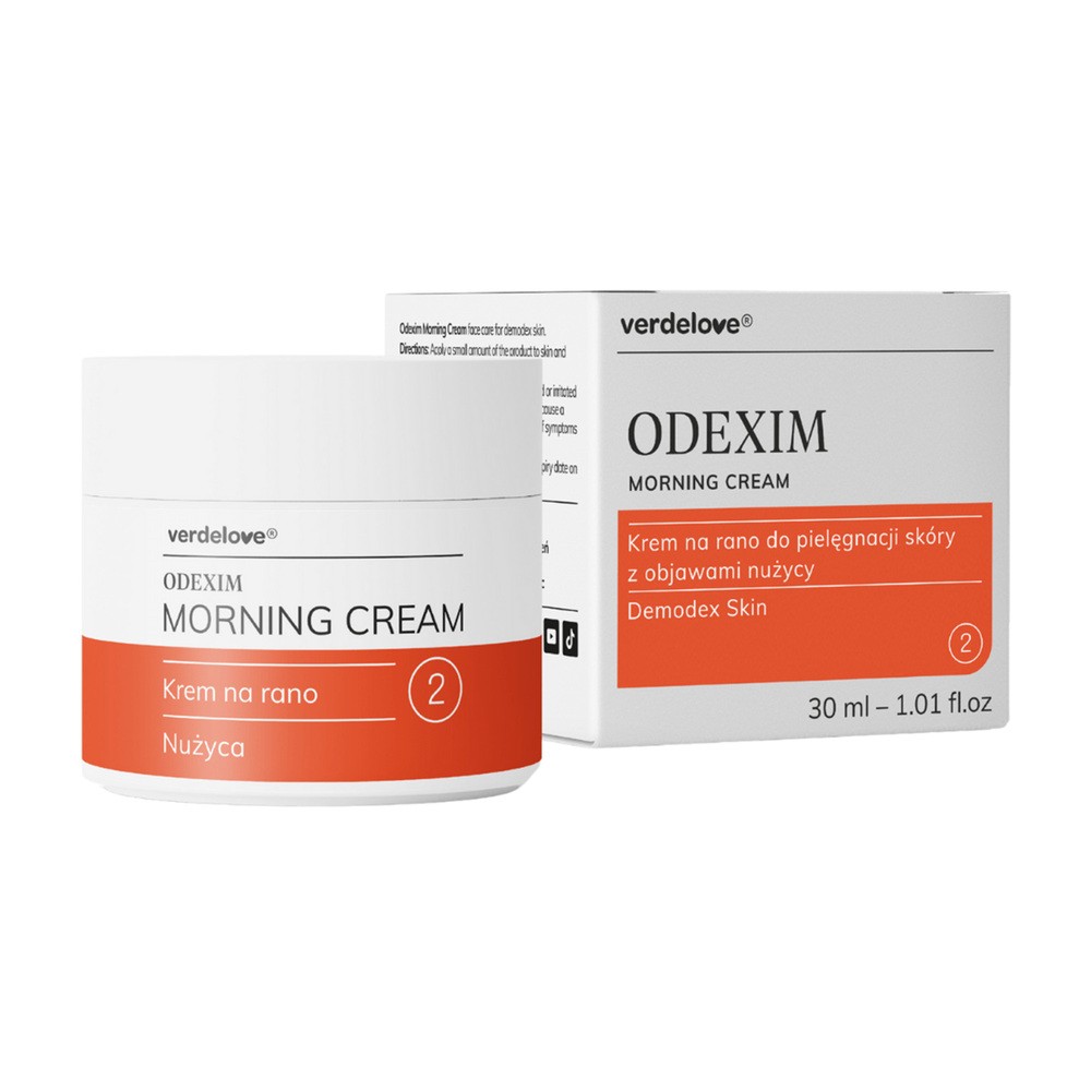Farmacia Verde Odexim Demodex Skin - Morning Cream - 30 ml. Krem na rano na nużycę