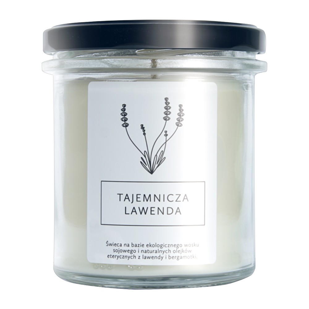 HAGI COSMETICS Świeca sojowa - Tajemnicza Lawenda 230g HAGI