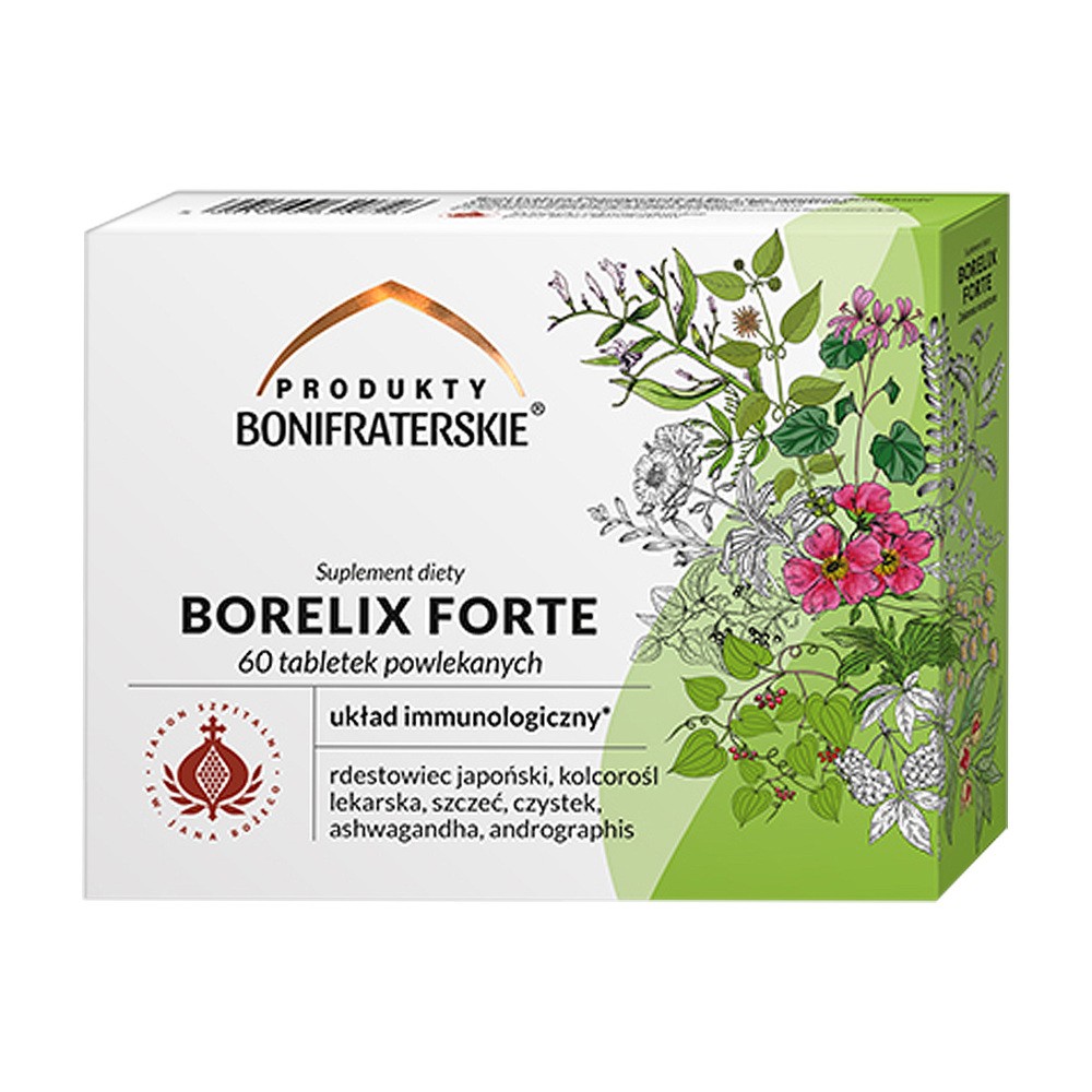 Produkty Bonifraterskie Produkty Bonifraterskie Borelix Forte 60 tabletek BF0986