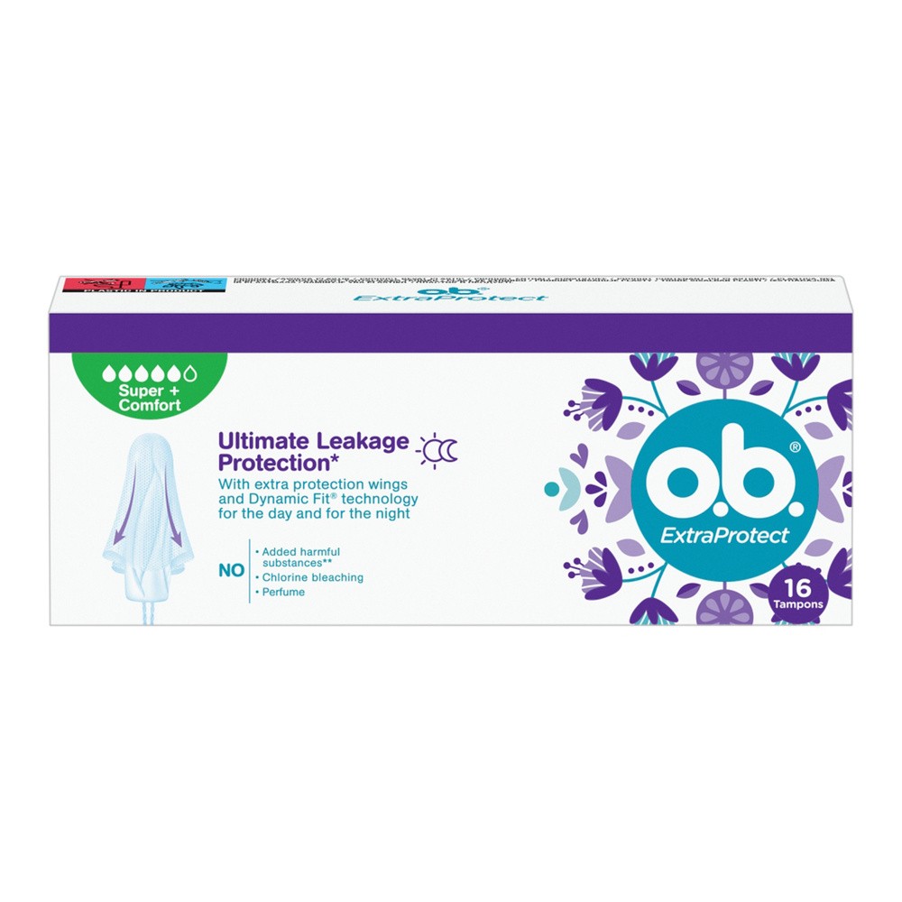 O.B Tampony Extra Protect Super Plus Wariant 16 ks)