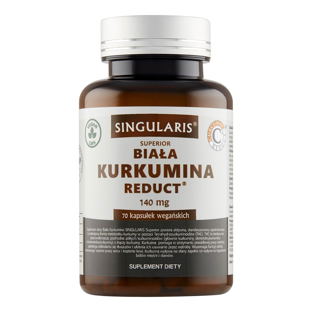 SINGULARIS Superior Biała kurkumina Reduct, 30kaps.