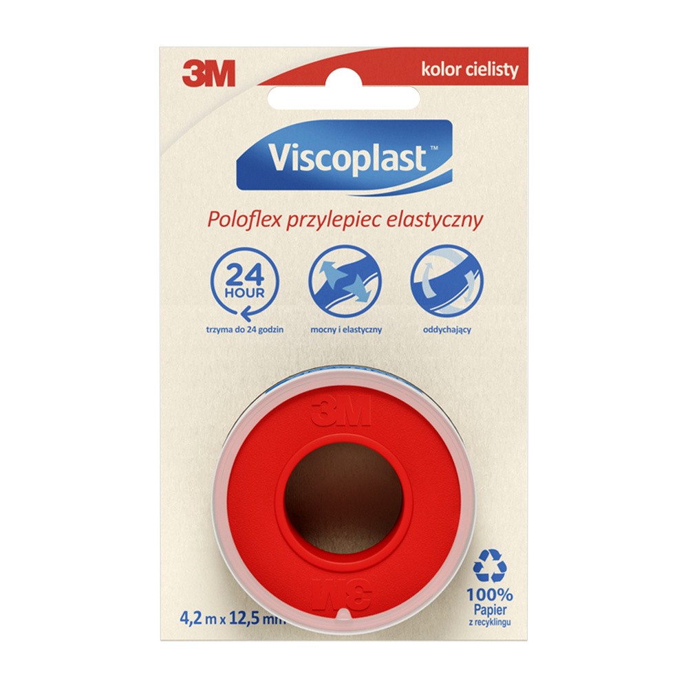 Viscoplast Poloflex Plastry 12,5 mm x 4,2 mm 1 Sztuka