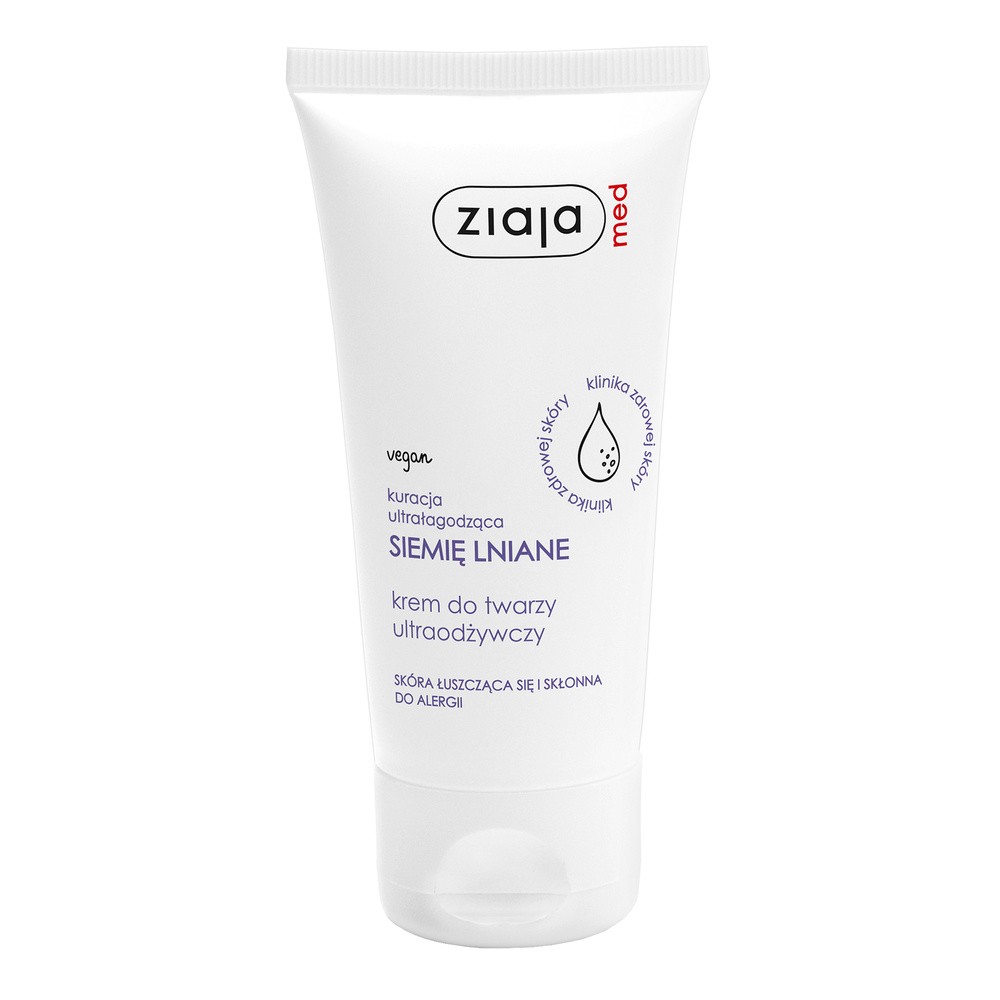 Ziaja Med Siemię Lniane Krem do twarzy ultraodżywczy, 50 ml