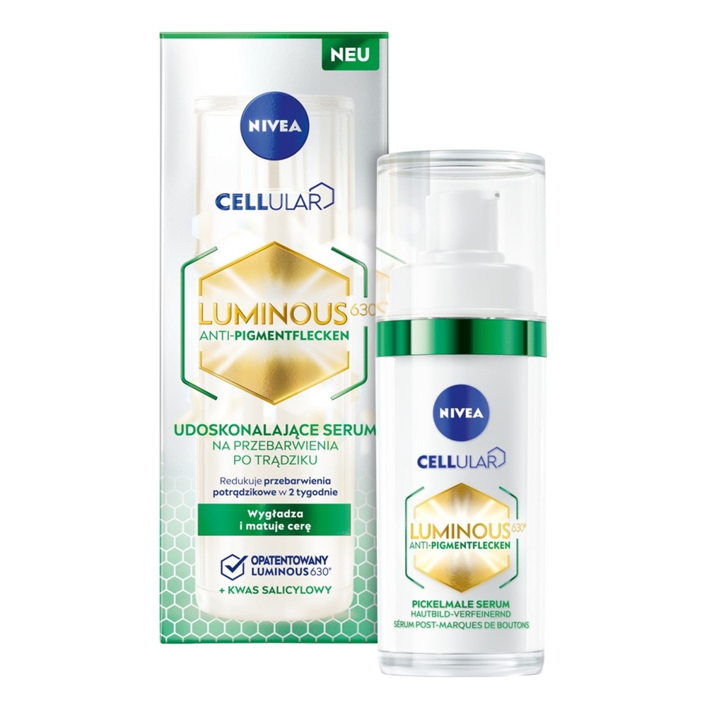 Nivea Cellular Luminous Post Acne Serum na przebarwienia po trądziku 30ml