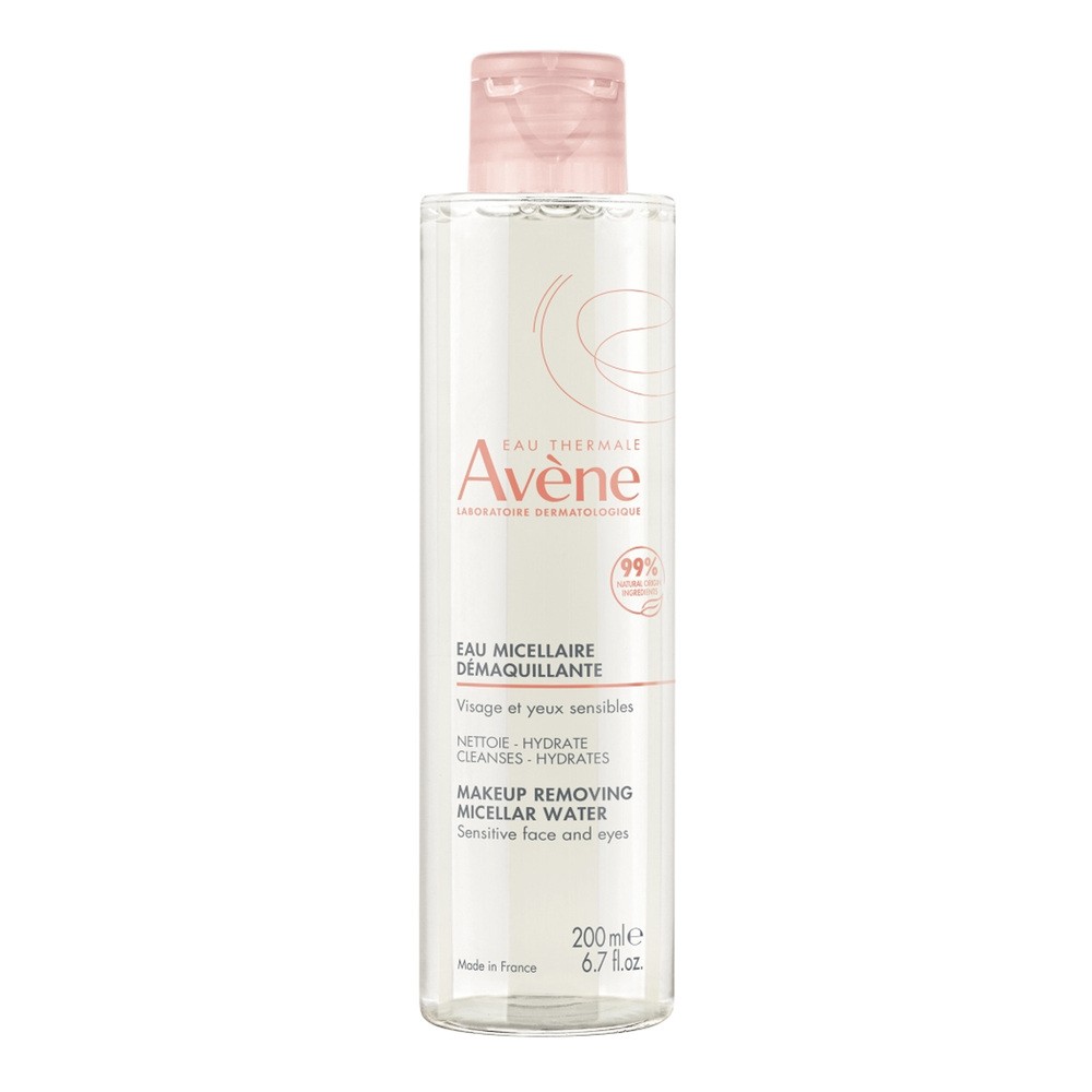 Avene płyn micelarny do oczyszczania i demakijażu skóry wrażliwej, skłonnej do zaczerwień 200 ml (nowa formuła)