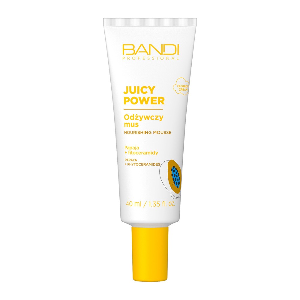 Bandi Juicy Power, odżywczy mus, papaja + fitoceramidy, 40ml