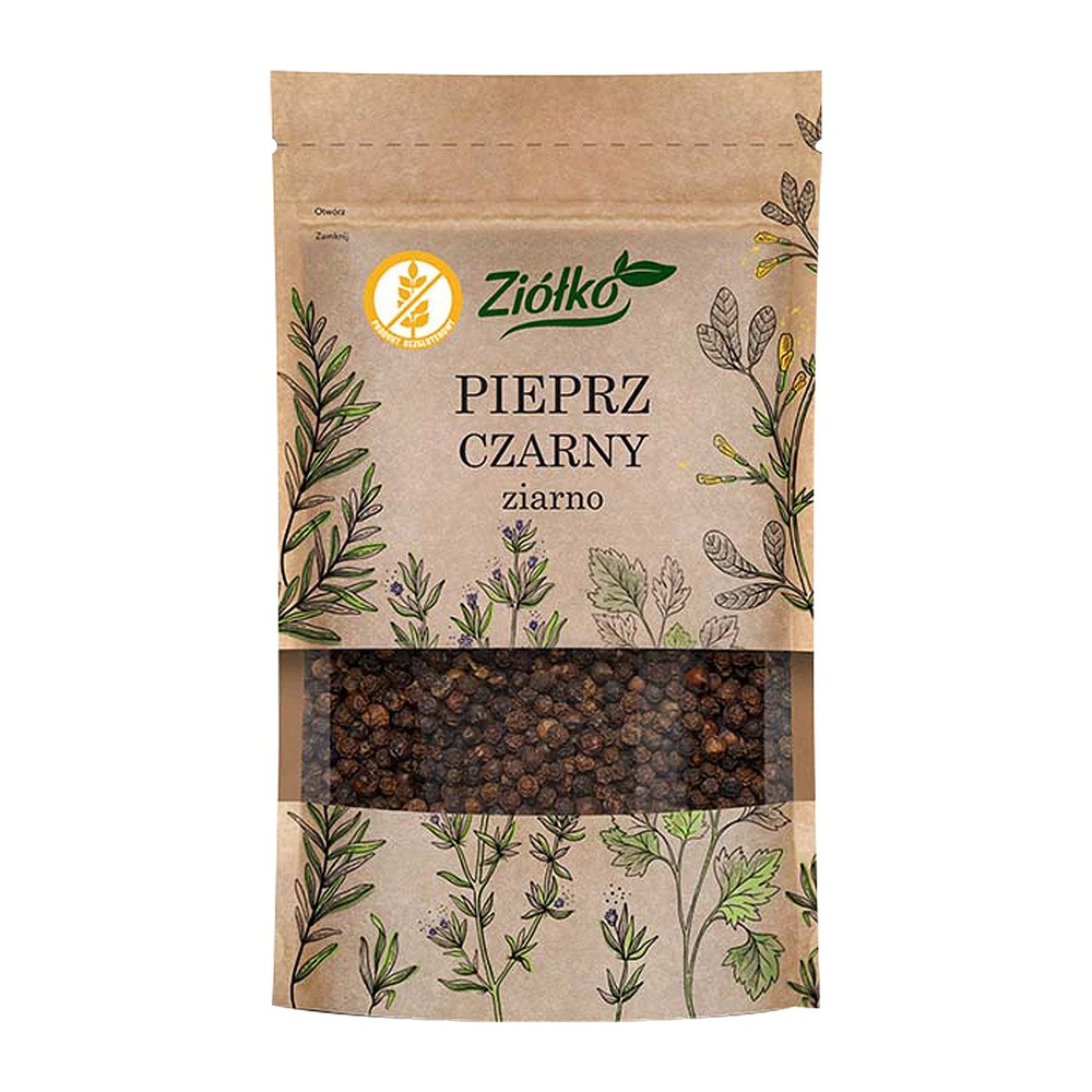 Ziółko Pieprz Czarny ziarno bezglutenowy 50 g