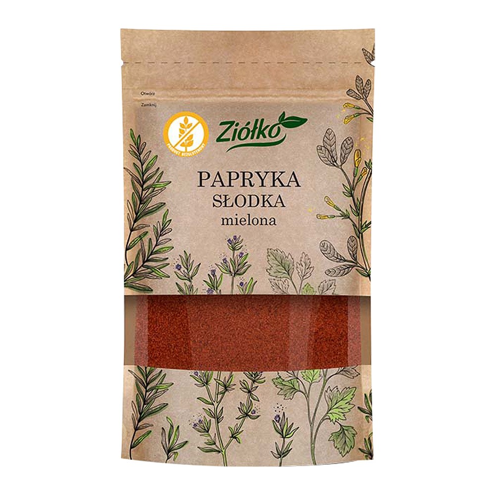 ZIÓŁKO Ziółko Papryka Słodka mielona bezglutenowa 70g ZI111