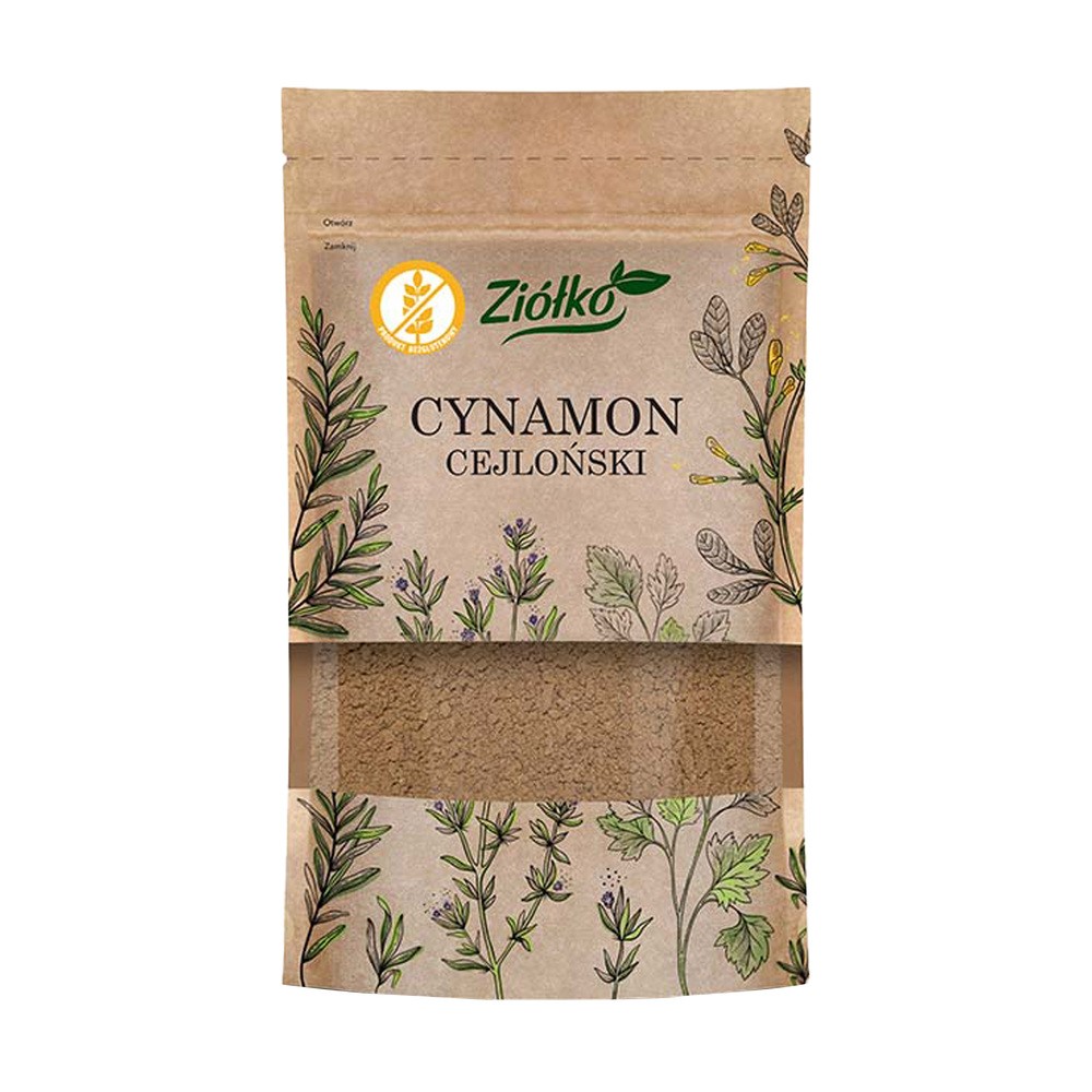 ZIÓŁKO Ziółko Cynamon Cejloński bezglutenowy 60 g ZI081