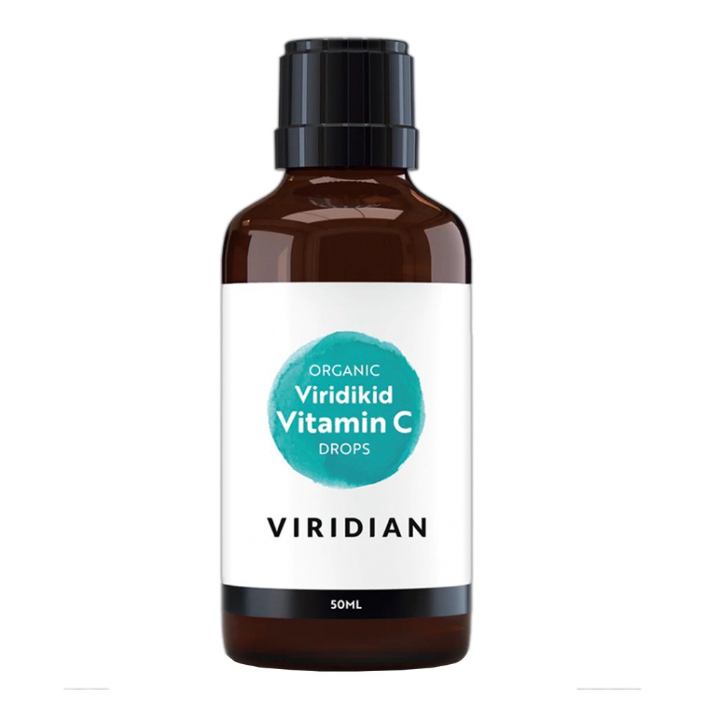 Viridian, Viridikid Witamina C dla dzieci krople, 50ml