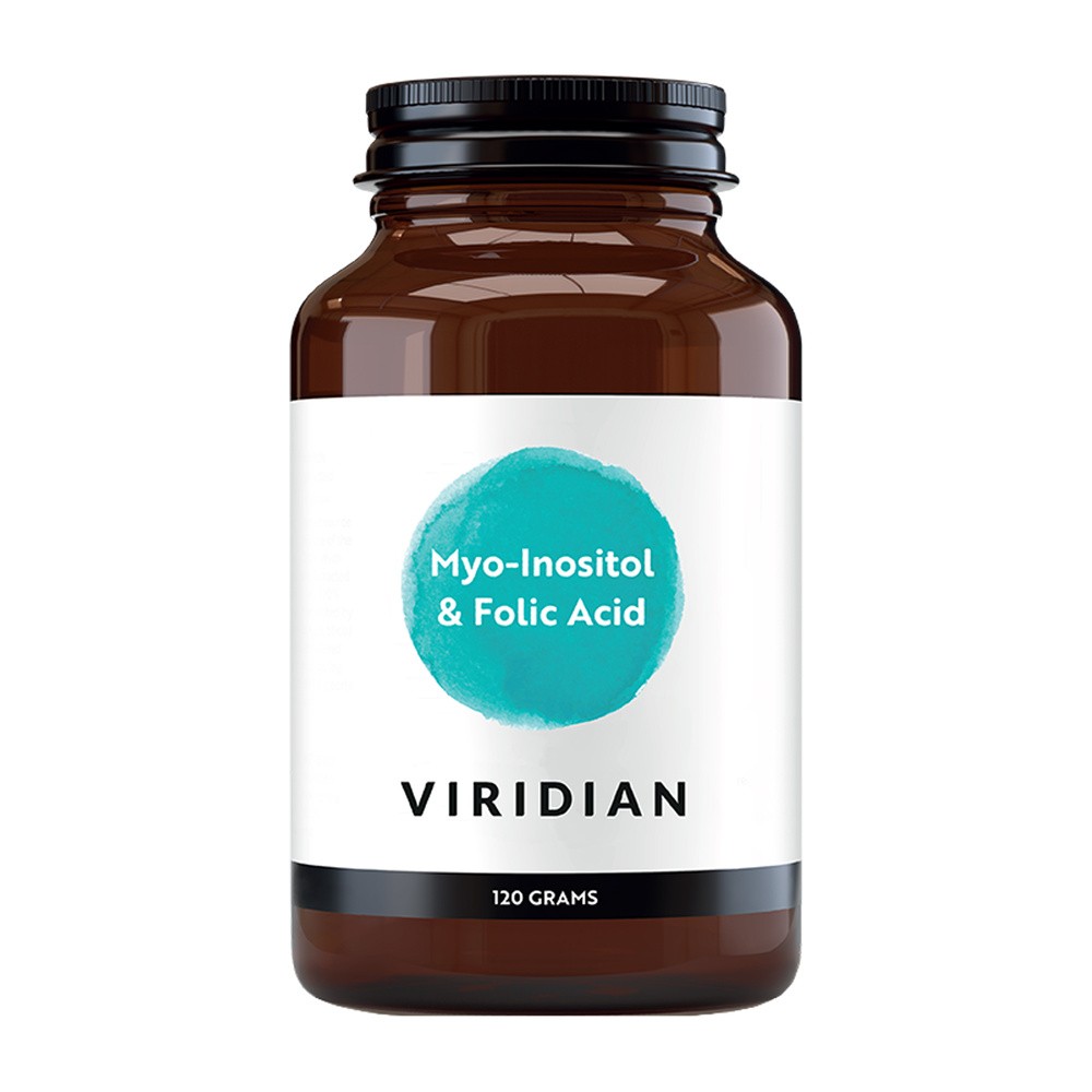 Viridian Myo-inozytol z kwasem foliowym Suplement diety (120g) 5060003592105