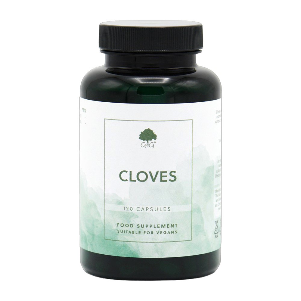 G&G, Cloves Goździki 500mg, 120 kaps.