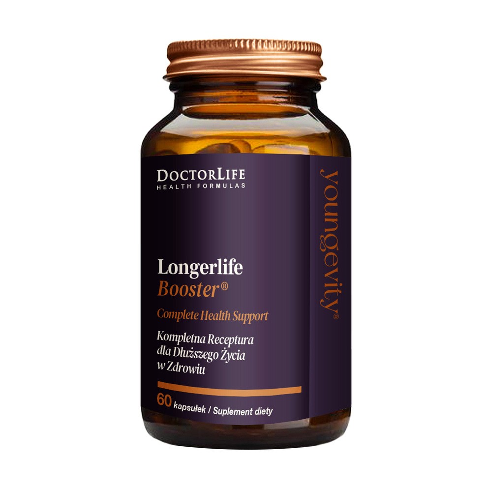 Doctor Life Longerlife Booster, Wsparcie Zdrowia, Suplement Diety, 60 Kaps.