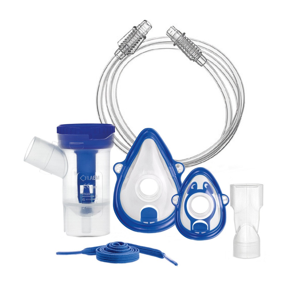 Zestaw do nebulizacji VITAMMY Microfine+ RF8 FULL kit Zestaw do nebulizacji (maska mała, maska duża, ustnik, nebulizator, przewód)