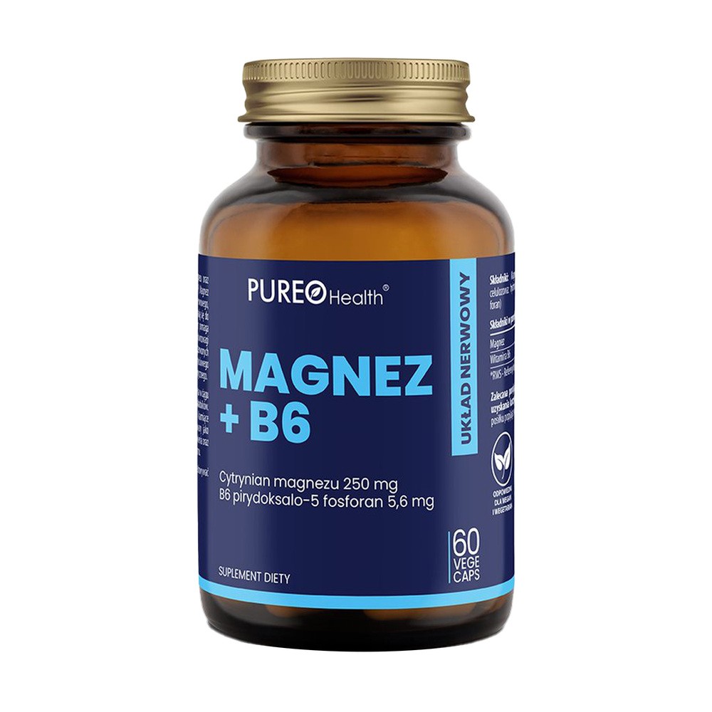 Pureo Health Magnez + B6 5-P 60 Kapsułek