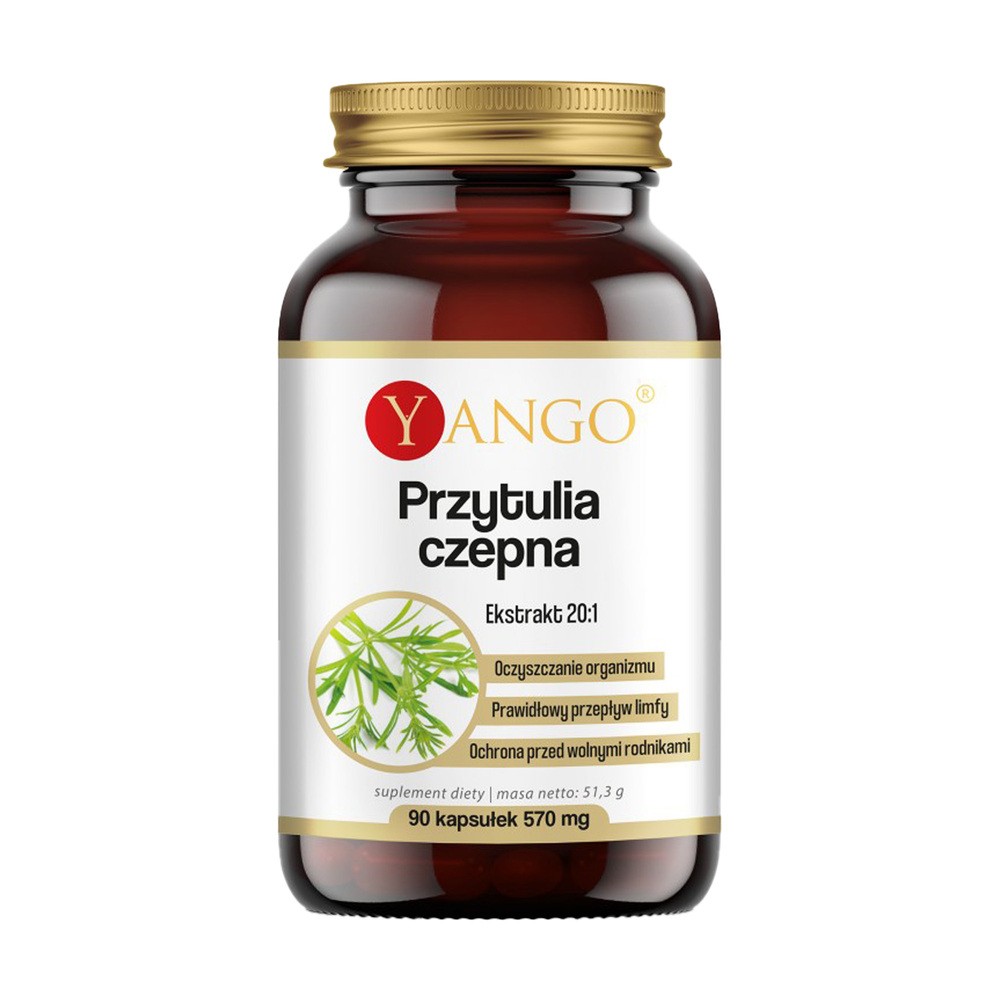 YANGO Yango Przytulia czepna 570 mg 90 k oczyszcza YA396